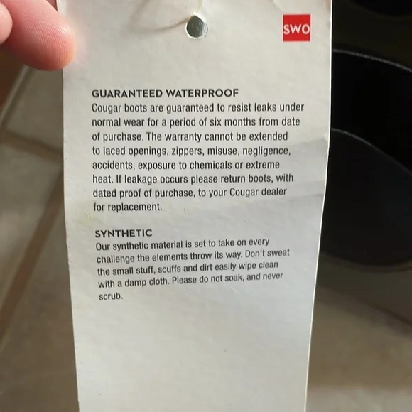 NWT STORM BY COUGAR “CHELSEA” PAST SEASON RAIN BOOTIES *WATERPROOF* - Picture 8 of 8